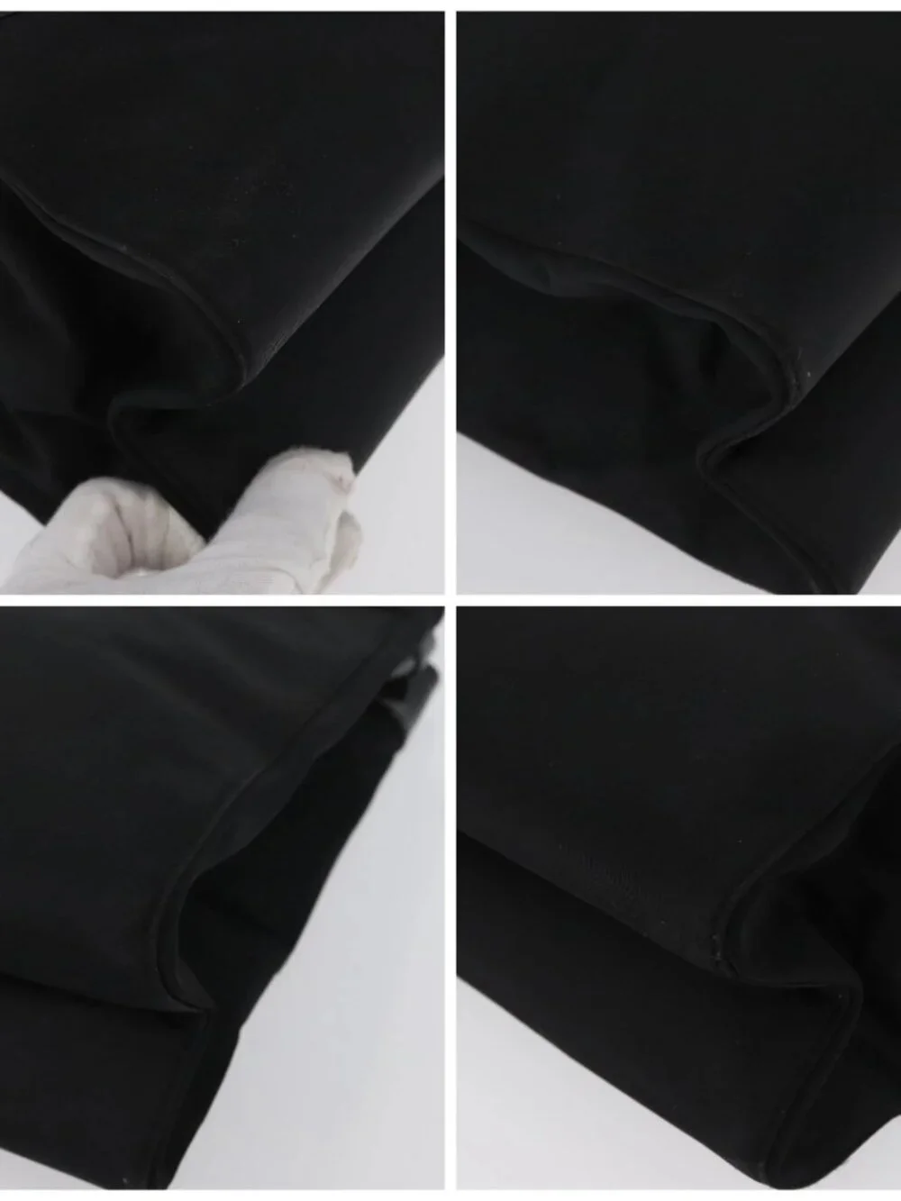 Christian Dior Tote Bag Nylon Black Silver Auth 172694 - Picture 14 of 16